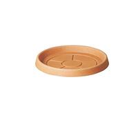 Decor Space Sottovaso ''Tondo Classic'' in plastica per vasi da Interno ed Esterno (60 cm, Anticato)