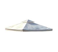 Decor Space Telo di ricambio universale per gazebo con Air vent 3 x 3 mt copertura bianca 180 gr (3 x 3 mt, Bianco)