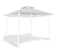 Decor Space Telo di ricambio universale per gazebo con Air vent copertura Ecrù 180 gr (3 x 4 mt, Ecrù)