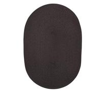 Decor Space Tovagliette americane per colazione Sottopiatto lavabile ovale 44 cm (Marrone)