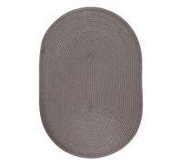 Decor Space Tovagliette americane per colazione Sottopiatto lavabile ovale 44 cm (Tortora)