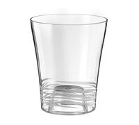 Decor Space Vaso cilindro "Orchidea Clear" da esterno e giardino per piante e fiori (14 cm, Trasparente)