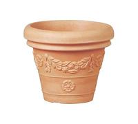 Decor Space Vaso " Festonato Classic" in plastica da giardino per fiori e piante (40 cm)