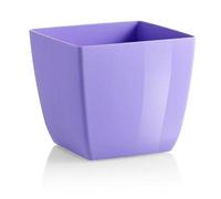 Decor Space Vaso quadrato da esterno Color Santiago per piante e fiori (13 cm, Lilla)