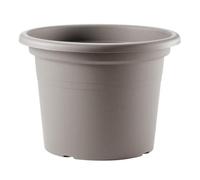 Decor Space Vaso tondo in plastica "Cilindro Basic" colorato per giardino piante e fiori (Made in Italy) Bruno 25 cm