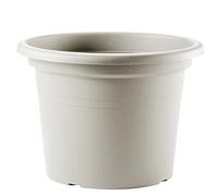Decor Space Vaso tondo in plastica "Cilindro Basic" colorato per giardino piante e fiori (Made in Italy) Corda 25 cm