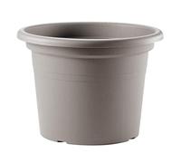 Decor Space Vaso tondo in plastica "Cilindro Basic" colorato per giardino piante e fiori (Made in Italy) Bruno 35 cm