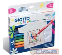 DECOR TEXTILE 8 COLORI + T-SHIRT TESSUTO GIOTTO