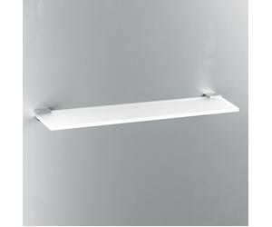 Decor Walther CORNER mensola, 0560900, CO GLA40 CORNER satinato/cromo [Accessori Bagno > Mensole]