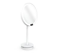 Decor Walther Just Look Plus Specchio luminoso da tavolo per trucco LED, bianco opaco - Ingrandire 5 volte