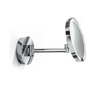Decor Walther Just Look Plus Specchio luminoso da parete per trucco LED, cromo lucido - Ingrandire 7 volte