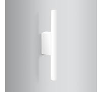 Decor Walther Omega 2 Lampada da parete, bianco opaco, senza lampadina