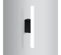 Decor Walther Omega 2 Lampada da parete, nero opaco, senza lampadina