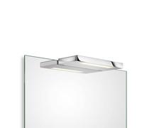 Decor Walther Slim Lampada da specchio ad incastro LED, cromo - 24 cm