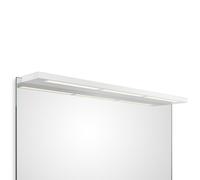 Decor Walther Slim Lampada da specchio ad incastro LED, bianco opaco - 80 cm