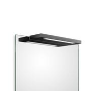 Decor Walther Slim Lampada da specchio ad incastro LED, nero opaco - 34 cm