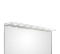 Decor Walther Slim Lampada da specchio ad incastro LED, bianco opaco - 80 cm