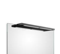 Decor Walther Slim Lampada da specchio ad incastro LED, nero opaco - 60 cm