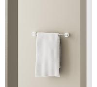 Decor Walther STONE barra portasciugamani, 0975154, HTE45 STONE bianco opaco/cromo [Accessori Bagno > Portasciugamani]