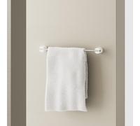 Decor Walther STONE barra portasciugamani, 0975354, HTE80 STONE bianco opaco/cromo [Accessori Bagno > Portasciugamani]