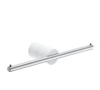 Decor Walther STONE porta rotolo, 0974955, TPH2 STONE bianco opaco/acciaio inox opaco [Accessori Bagno > Porta Rotolo]