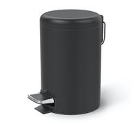 Decor Walther TE cestino portarifiuti, 0615760, TE nero opaco [Accessori Bagno > Cestini Portarifiuti]