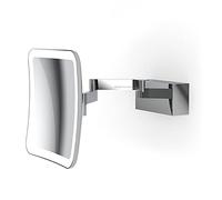 Decor Walther Vision S Specchio luminoso da parete per trucco LED, cromo lucido - Ingrandire 5 volte