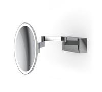 Decor Walther Vision R Specchio luminoso da parete per trucco LED, cromo lucido - Ingrandire 5 volte