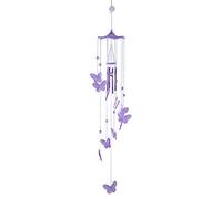 Decor Windchimes Campanelli eolici sospesi Campanelli eolici in metallo Campana Farfalla Tubi sorprendenti Campane Rame Cortile esterno Giardino Decorazione sospesa for la casa Ciondolo Dreamcatche Ca