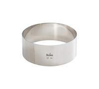 Decora Ø 18 X H 6 CM 0063748 Cerchio Inox, 18 x 6 cm in Acciaio Inossidabile, Argento