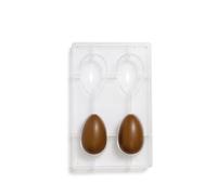 Stampo per Uova di cioccolato da 70g in policarbonato 4 cavità