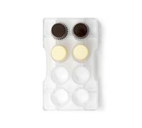 Stampo 8 cioccolatini pirottino in policarbonato Ø 3 cm Decora