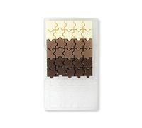 Stampo 32 cioccolatini Puzzle in policarbonato Decora 2,5 cm