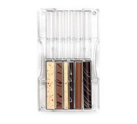 Stampo 12 cioccolatini Bastoncini & Pioli in policarbonato 9 x 1-1,5 cm Decora