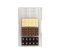 Stampo 4 cioccolatini Tavoletta Love in policarbonato 8,5 x 4,2 cm Decora