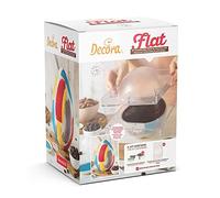 Kit Flat 2 Stampi per Uova di cioccolato da 250g in policarbonato e 4 molle