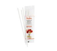Decora 0050372 Stecche in Carta Forno Ø, 25 Pezzi, Cartone, Bianco, Diametro 3,8 x 228 mm, unità