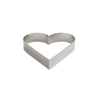 Decora 0060462 Sagoma Inox Cuore, 22 x 4.5 cm, Acciaio Inossidabile, Argento, 22 X H 4,5 CM