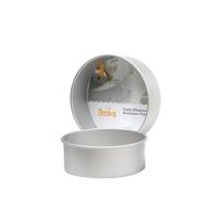 Decora, 0062601 Teglia Professionale Tonda Ø 23 x 10 h cm, In Alluminio Anodizzato, Senza Punti di Saldatura, Design Professionale