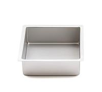 Decora Teglia professionale 0062603 10x10xh10 cm quadrata anodizzata