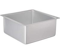 Decora 0062605 Teglia Professionale 20x20xh10cm Quadrata Anodizzata