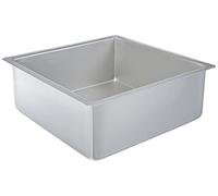 Decora 0062606 Teglia Professionale 25x25xh10cm Quadrata Anodizzata