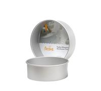 Decora, 0062614 Teglia Professionale Tonda Ø 30 x 10 h cm, In Alluminio Anodizzato, Senza Punti di Saldatura, Design Professionale