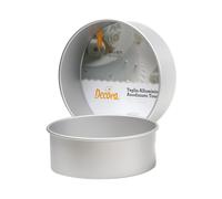 Decora, 0062616 Teglia Professionale Tonda Ø 40 x 10 h cm, In Alluminio Anodizza