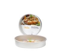 Decora, 0062634 Teglia Professionale Tonda Ø 30 x 5 h cm, In Alluminio Anodizzat