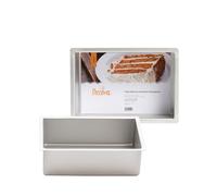 Decora, 0062644 Teglia Professionale Rettangolare 20 X 30 X 10 cm, in Alluminio Anodizzato, Senza Punti di Saldatura, Design Professionale