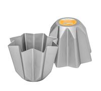 Decora 0062689 Stampo Pandoro in Alluminio Anodizzato, 1 Kg, Argento