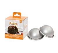 Decora 0062952 Cf 10 Stampi Mezza Sfera In Alluminio Anodizzato Ø 7 X H 3,5 Cm