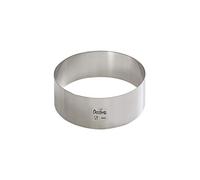 Decora 0063710 Cerchio Inox 10 x h4,5 cm in Acciaio Inossidabile, Argento, 10 x 4 cm