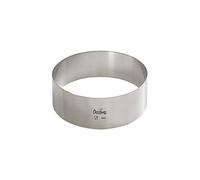 Decora 0063714 Cerchio Inox 14 x 4,5 cm in Acciaio Inossidabile, Argento, 14 x 4 cm